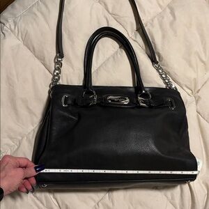 Black Leather Women's Bag